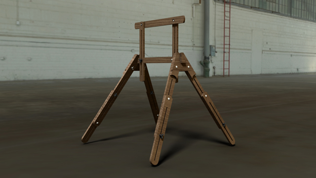 Adjustable Saw Horse Extended