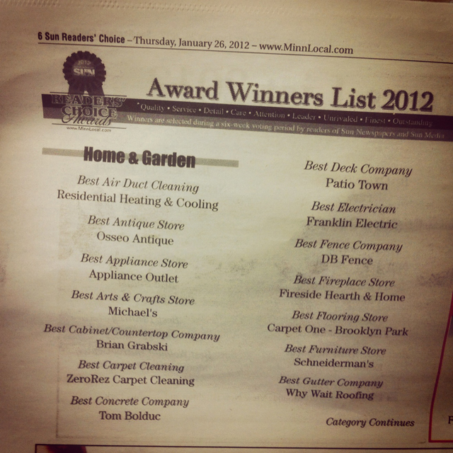 Award Winners