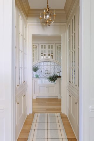 Custom Butler Pantry Designed with Bria Hammel Interiors in Overland Park, KS