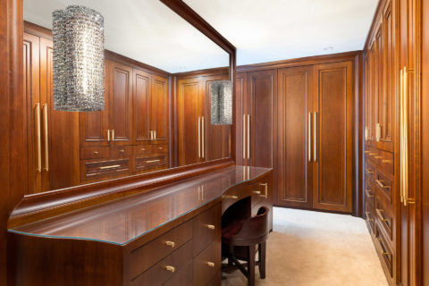 Custom Closet and Wardrobe in Master Bedroom in St. Paul, MN