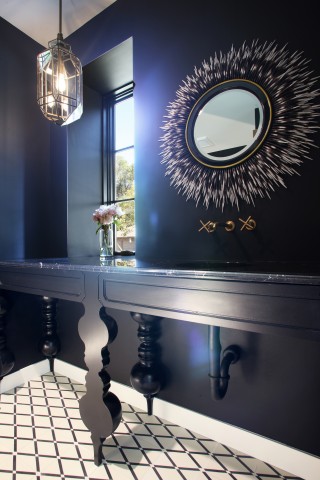 Custom Powder Room Vanity