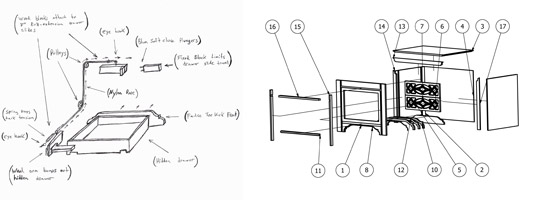 Sketch and Parts Lists with Exploded View