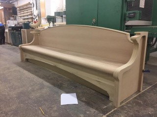 Custom Wooden Bench