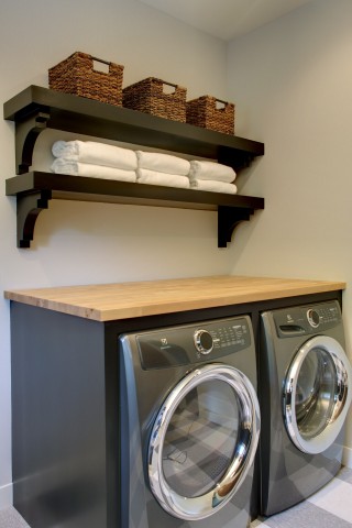 Laundry Room Shelves