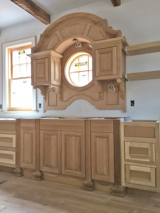 Crown Molding and Cabinets Installed