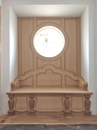 Custom Built-In Bench
