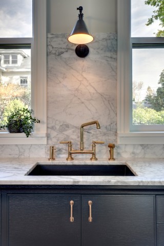 European Inspired Kitchen Faucet Details