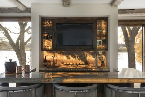 Custom Onyx Backlit Bar