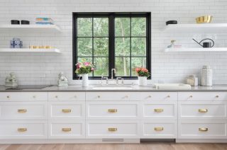 Secondary Kitchen and Pantry with Custom Cabinetry