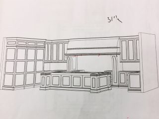 CAD Design for Custom Kitchen