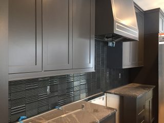 Cabinets and Range Hood