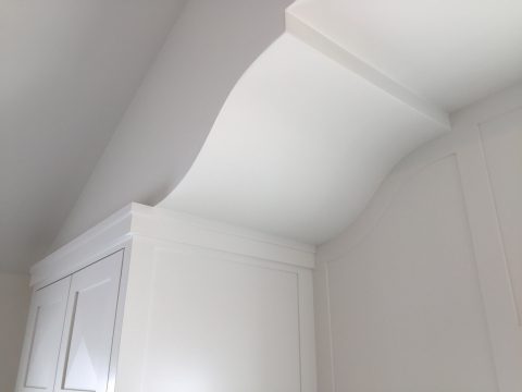 Shaped Sheet Rock Ceiling Detail