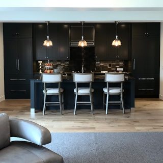 Secondary Kitchen Cabinets & Island