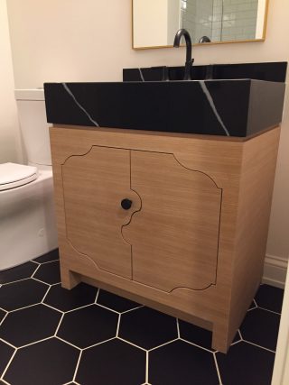 Custom Wood Bathroom Vanity