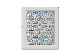 CNC Programmed Bathroom Vanity Doors