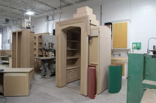Alcove with Built-in Cabinetry