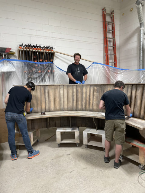 Birch Bench Finishing