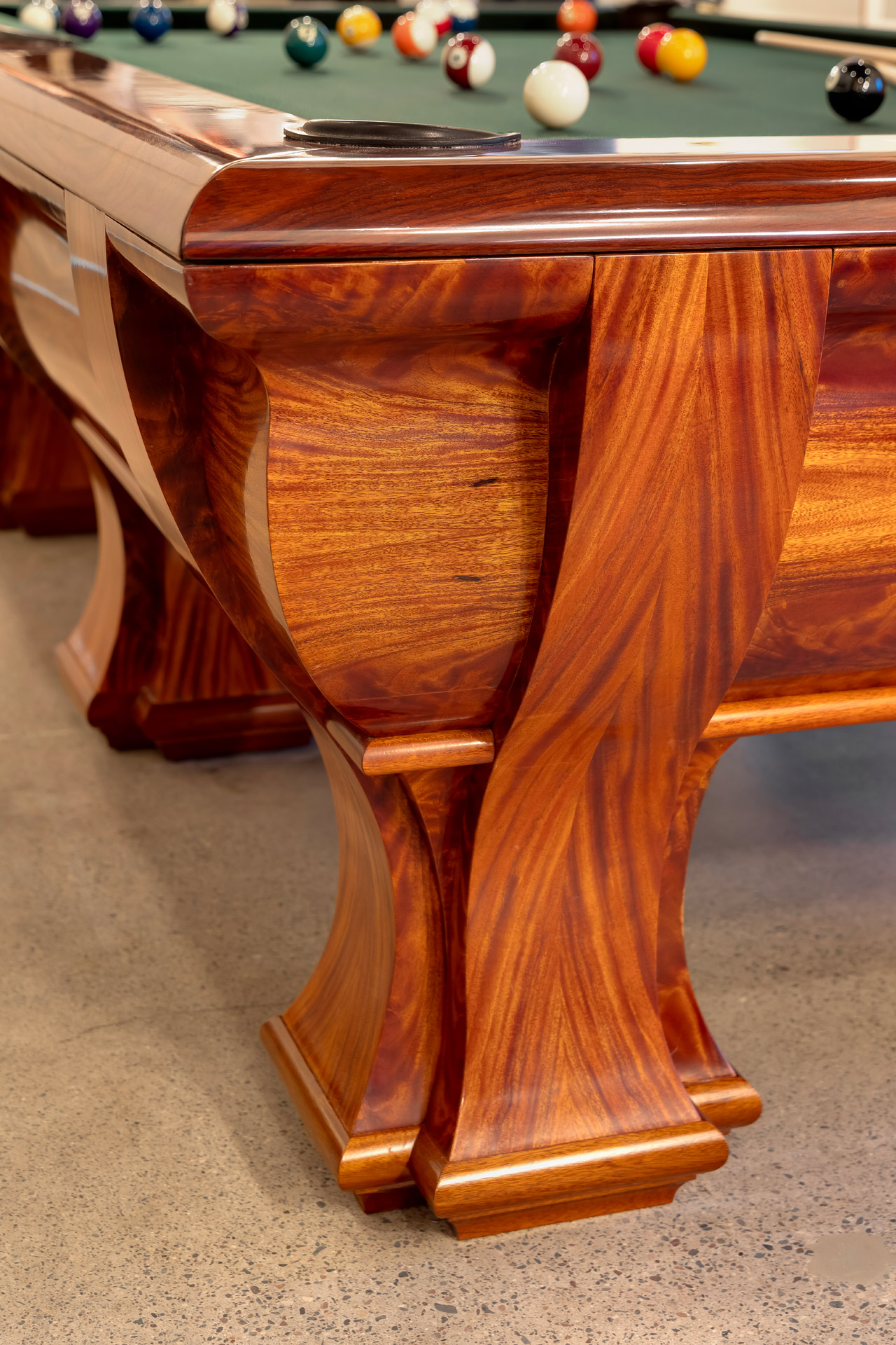 Custom Pool Table Corner Leg Custom Pool Table Corner Leg