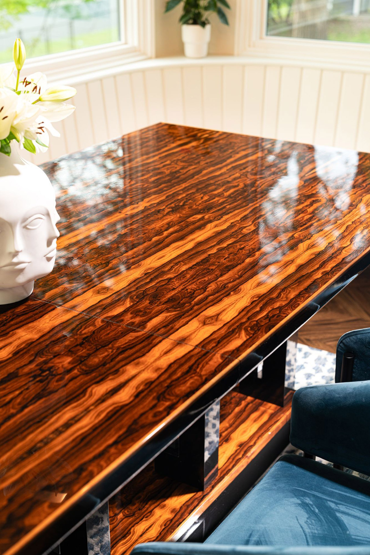 Custom Wood Dining Table Details